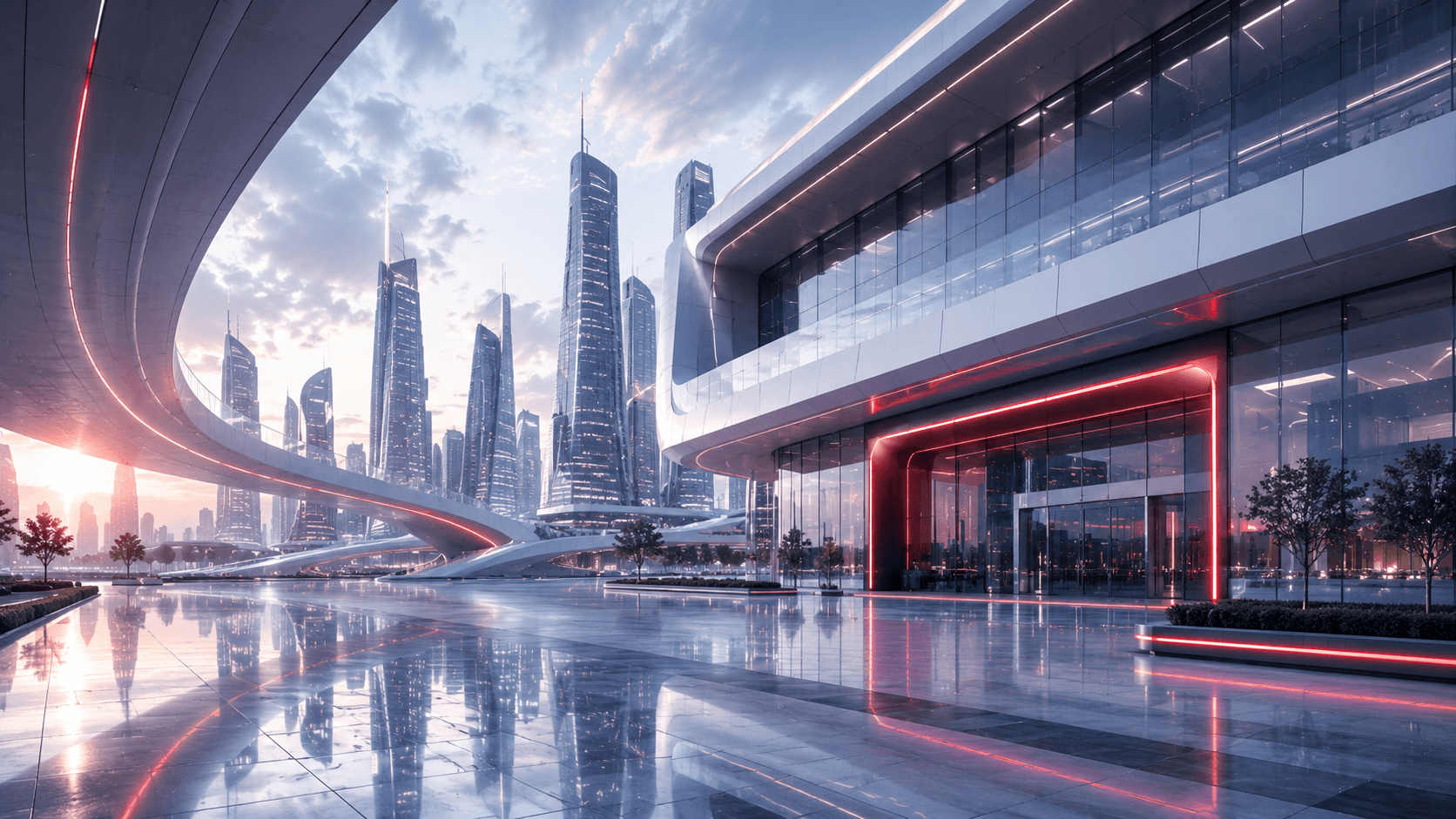 Futuristic architecture